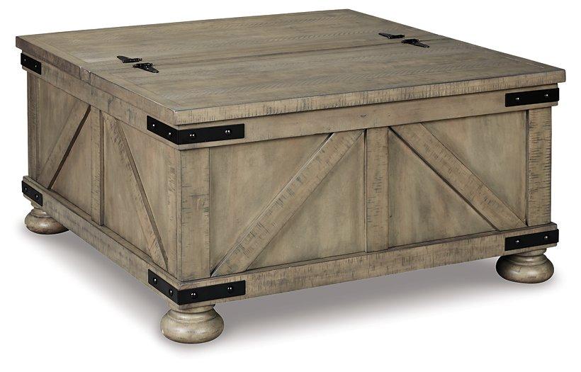 Aldwin Coffee Table With Storage - Romeo & Juliet Furniture (Warren,MI)