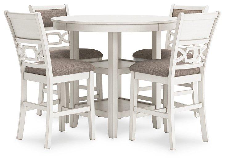 Erinberg Counter Height Dining Table and 4 Barstools (Set of 5) - Romeo & Juliet Furniture (Warren,MI)
