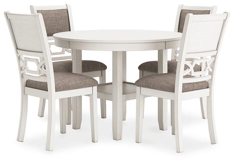 Erinberg Dining Table and 4 Chairs (Set of 5) - Romeo & Juliet Furniture (Warren,MI)