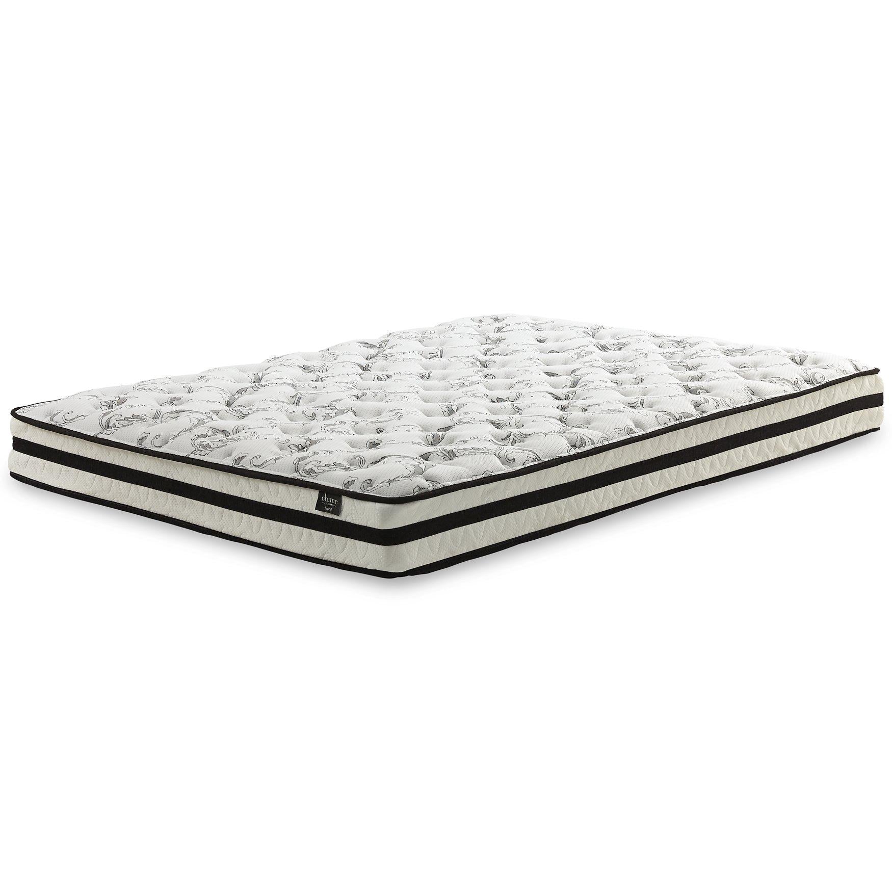 8 Inch Chime Innerspring Mattress Set - Romeo & Juliet Furniture (Warren,MI)