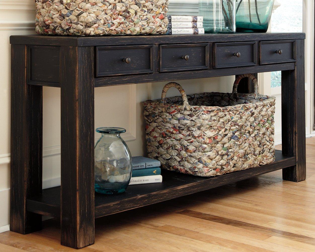 Gavelston Sofa/Console Table - Romeo & Juliet Furniture (Warren,MI)