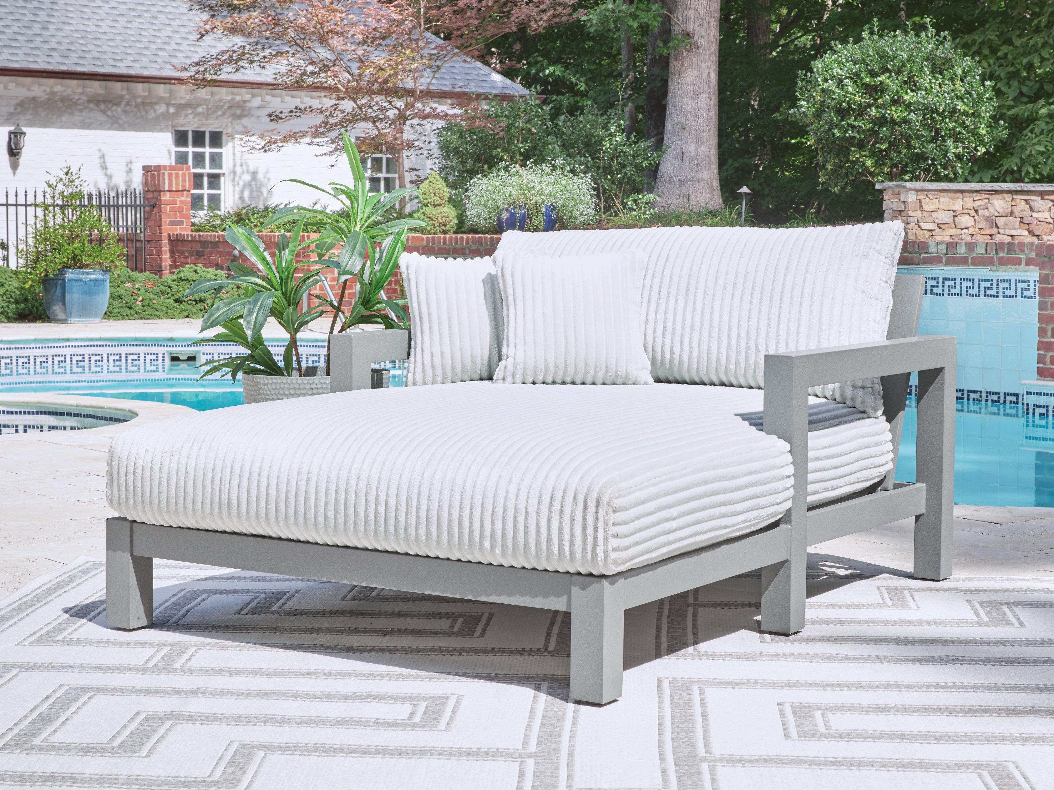 Hurley Park Outdoor Chaise Lounge with Cushion - Romeo & Juliet Furniture (Warren,MI)