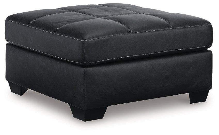Barlin Mills Oversized Accent Ottoman - Romeo & Juliet Furniture (Warren,MI)