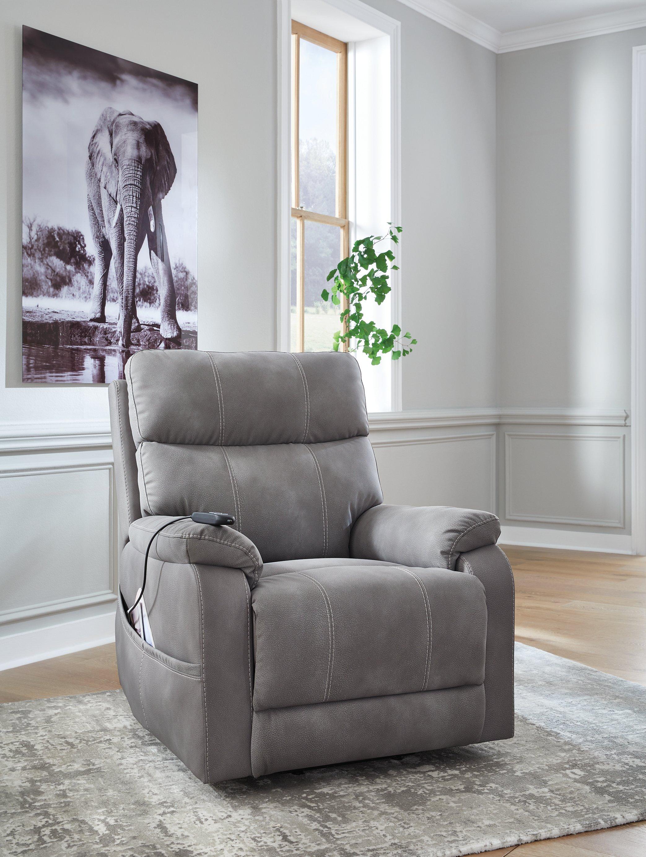 Next-Gen Durapella Power Lift Recliner - Romeo & Juliet Furniture (Warren,MI)