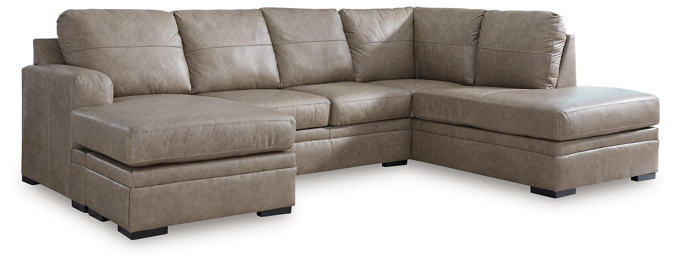 Amuleto Sectional with Chaise - Romeo & Juliet Furniture (Warren,MI)