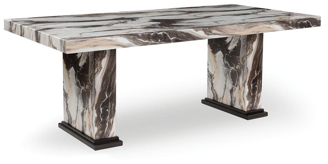 Jeshina Dining Table - Romeo & Juliet Furniture (Warren,MI)