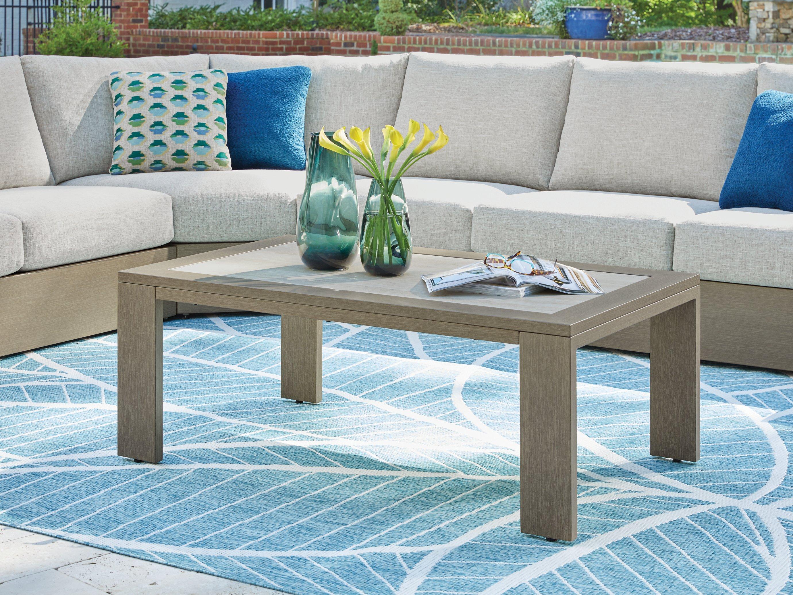Kimpton Isle Outdoor Coffee Table - Romeo & Juliet Furniture (Warren,MI)