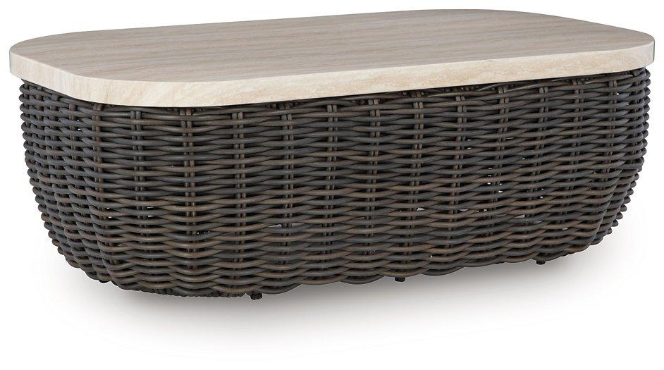 Kimora Outdoor Coffee Table - Romeo & Juliet Furniture (Warren,MI)