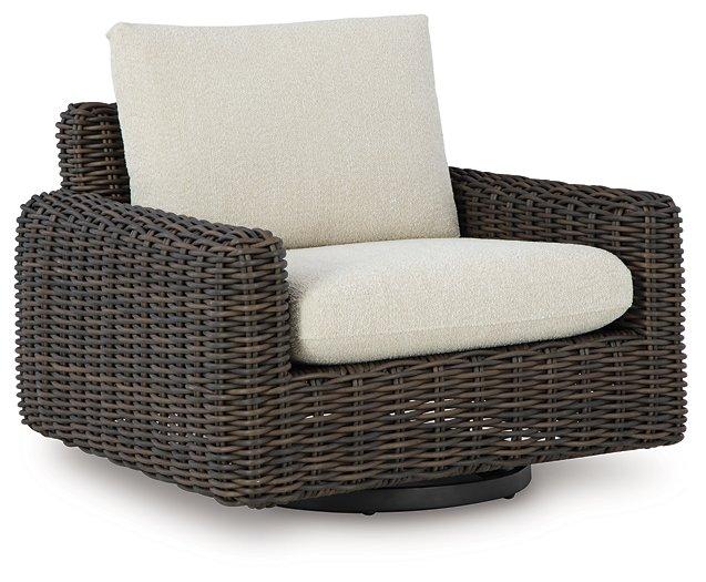 Kimora Outdoor Swivel Lounge Chair - Romeo & Juliet Furniture (Warren,MI)