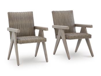 Cliff Trails Outdoor Arm Chair (Set of 2) - Romeo & Juliet Furniture (Warren,MI)