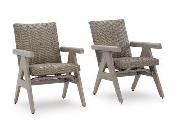 Cliff Trails Outdoor Rocking Arm Chair (Set of 2) - Romeo & Juliet Furniture (Warren,MI)