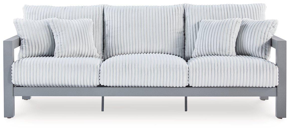 Hurley Park Outdoor Sofa with Cushion - Romeo & Juliet Furniture (Warren,MI)