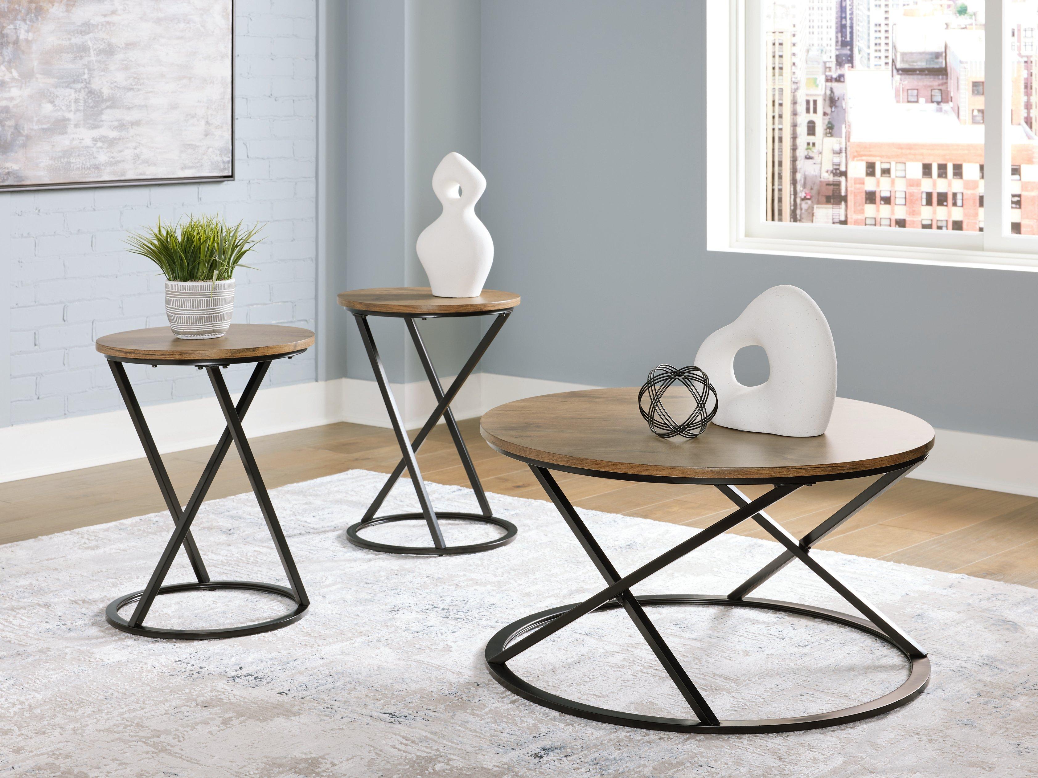 Cassbryn Table (Set of 3) - Romeo & Juliet Furniture (Warren,MI)
