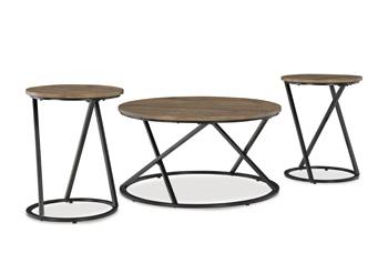 Cassbryn Table (Set of 3) - Romeo & Juliet Furniture (Warren,MI)
