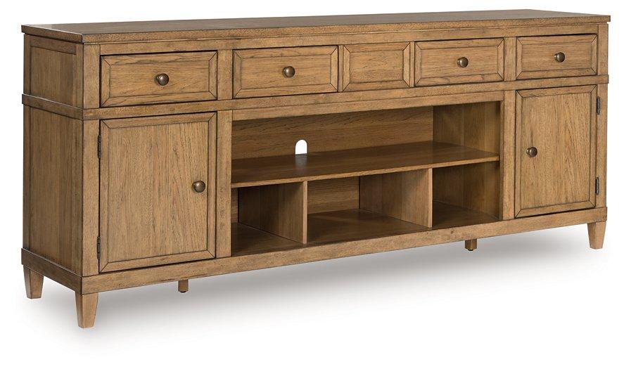 Sharlance 81" TV Stand - Romeo & Juliet Furniture (Warren,MI)