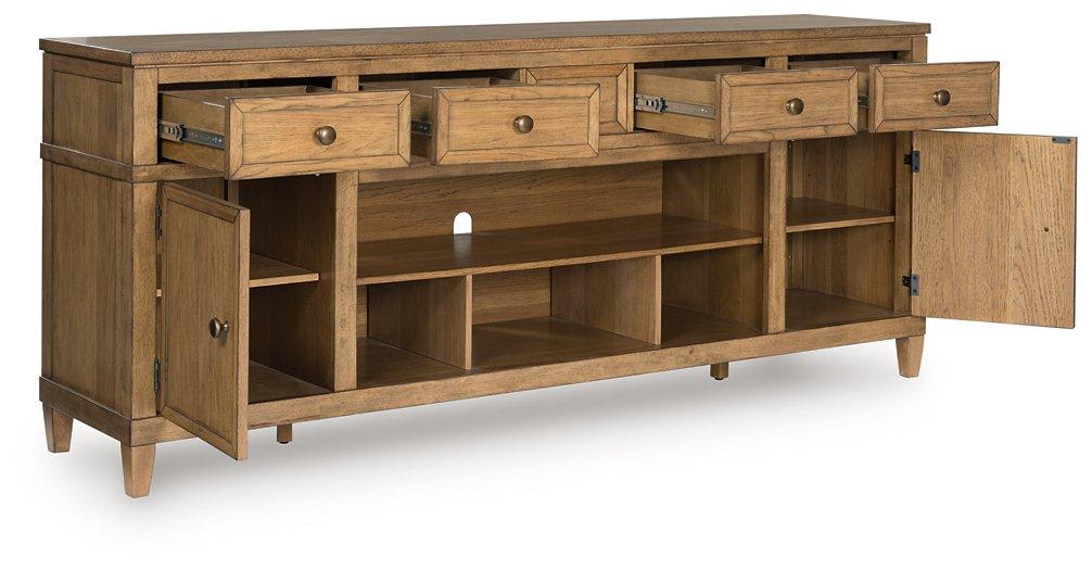 Sharlance 81" TV Stand - Romeo & Juliet Furniture (Warren,MI)