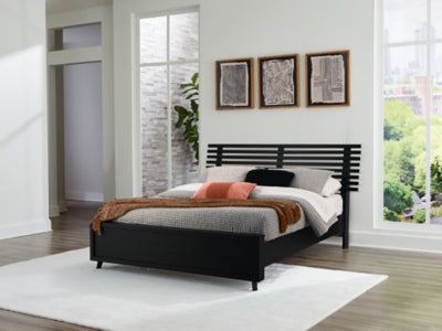 Danziar Queen Slat Bed - Romeo & Juliet Furniture (Warren,MI)