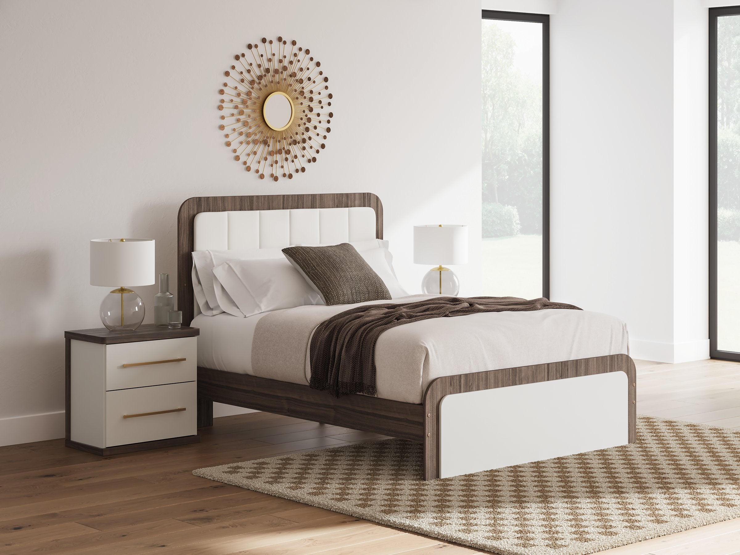 Kendanport Upholstered Bed - Romeo & Juliet Furniture (Warren,MI)