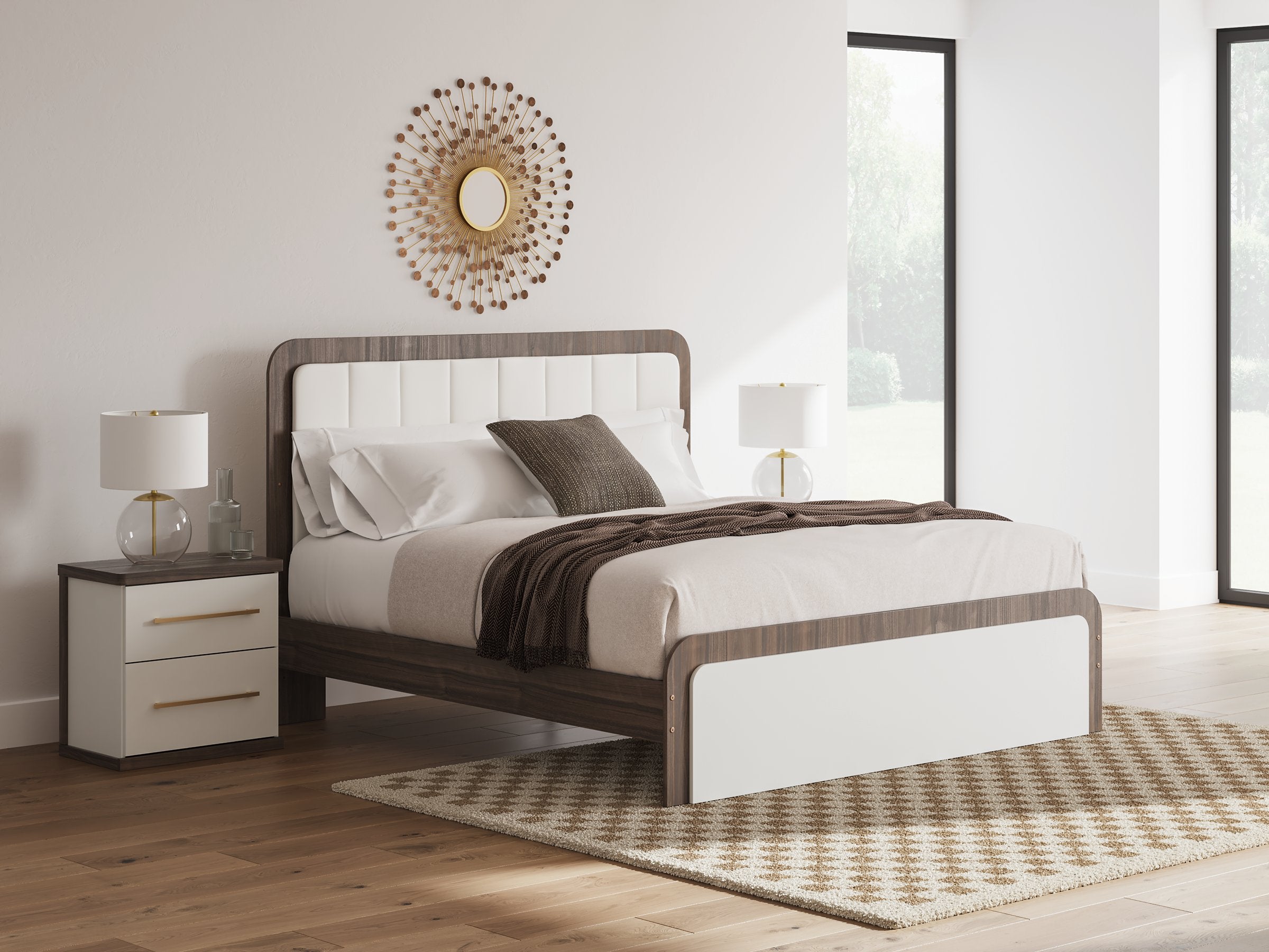 Kendanport Upholstered Bed - Romeo & Juliet Furniture (Warren,MI)
