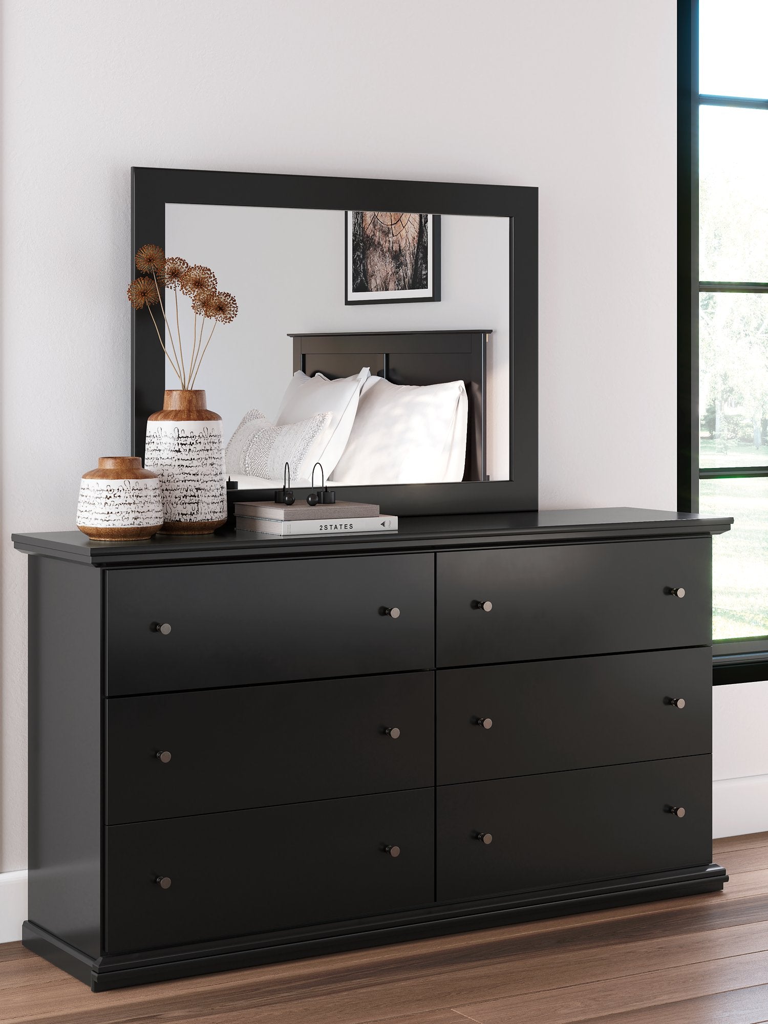 Maribel Dresser and Mirror - Romeo & Juliet Furniture (Warren,MI)