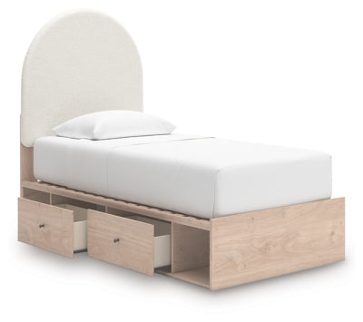 Arloster Upholstered Bed - Romeo & Juliet Furniture (Warren,MI)