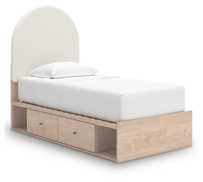 Arloster Upholstered Bed - Romeo & Juliet Furniture (Warren,MI)