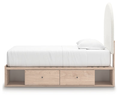 Arloster Upholstered Bed - Romeo & Juliet Furniture (Warren,MI)