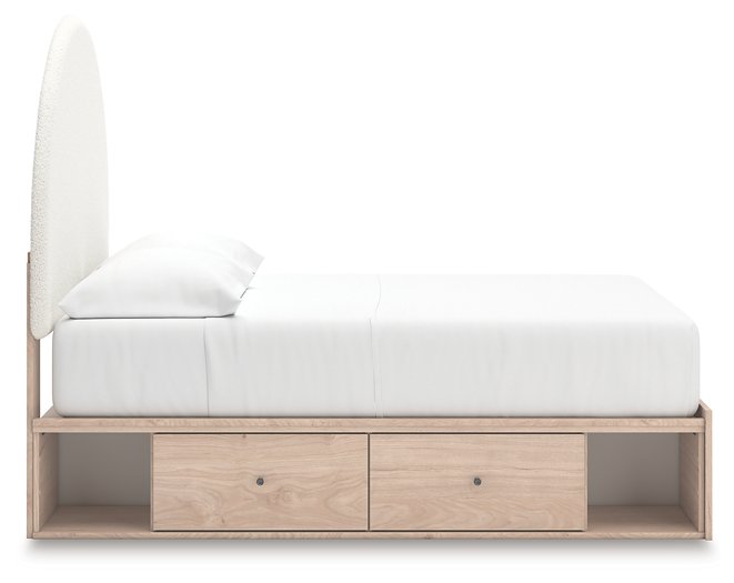 Arloster Upholstered Bed - Romeo & Juliet Furniture (Warren,MI)