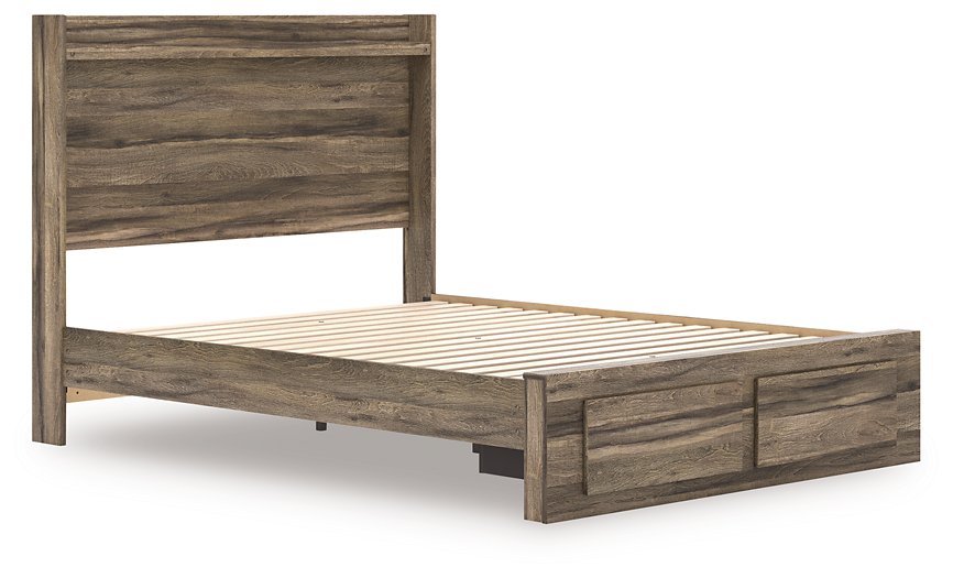 Elbrim Panel Storage Bed - Romeo & Juliet Furniture (Warren,MI)