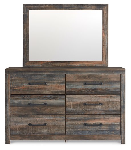Drystan Dresser and Mirror - Romeo & Juliet Furniture (Warren,MI)