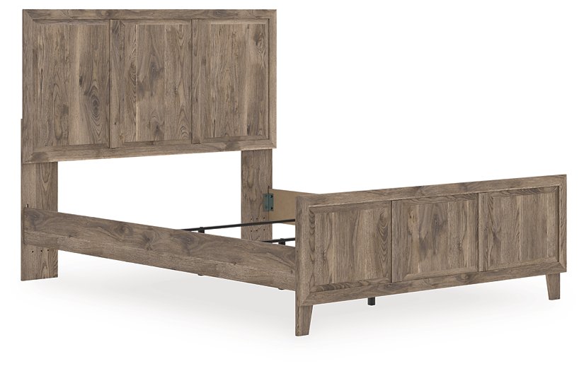 Rusticott Bed - Romeo & Juliet Furniture (Warren,MI)