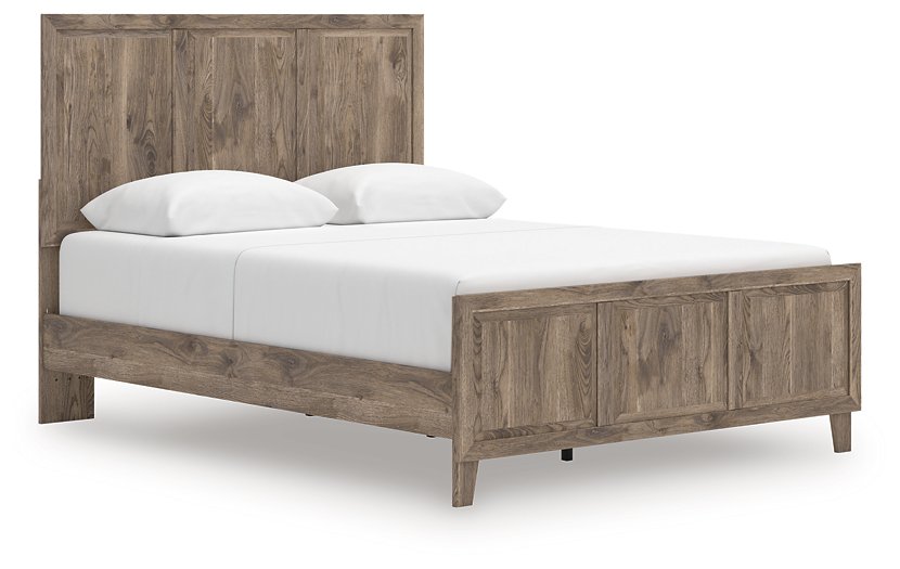 Rusticott Bed - Romeo & Juliet Furniture (Warren,MI)