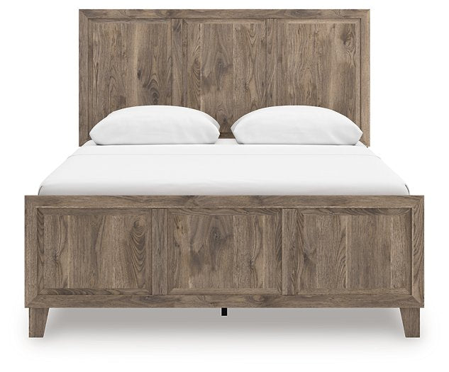 Rusticott Bed - Romeo & Juliet Furniture (Warren,MI)