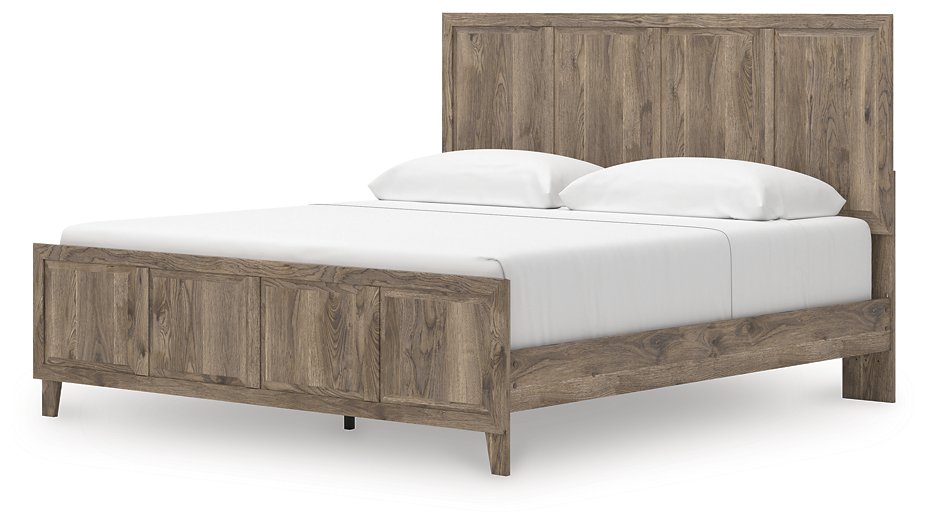 Rusticott Bed - Romeo & Juliet Furniture (Warren,MI)