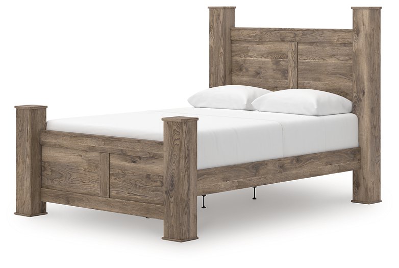Rusticott Bed - Romeo & Juliet Furniture (Warren,MI)
