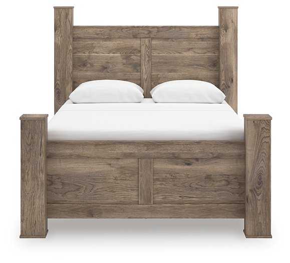 Rusticott Bed - Romeo & Juliet Furniture (Warren,MI)