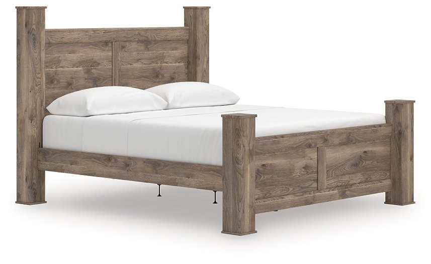 Rusticott Bed - Romeo & Juliet Furniture (Warren,MI)