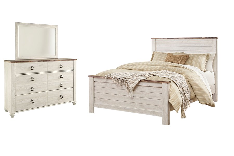 Willowton Bedroom Set - Romeo & Juliet Furniture (Warren,MI)