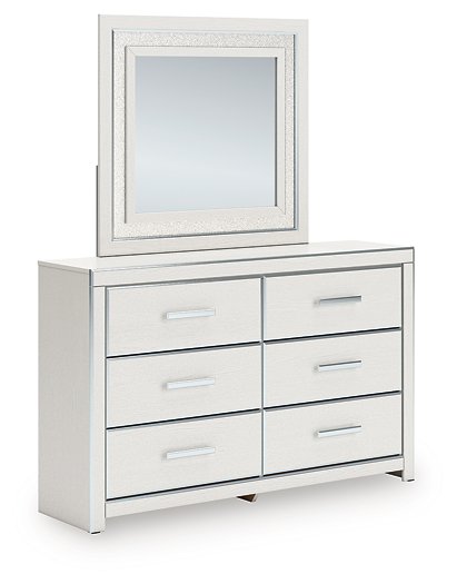 Zuraleus Dresser and Mirror - Romeo & Juliet Furniture (Warren,MI)
