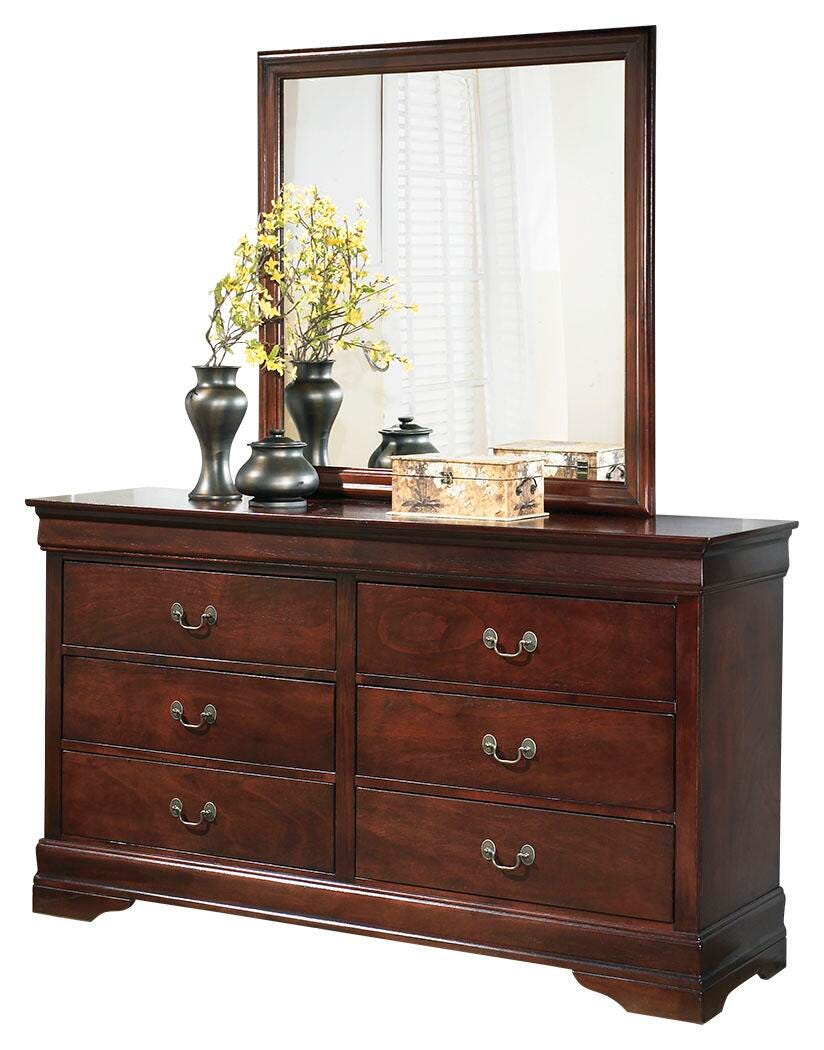Alisdair Dresser and Mirror - Romeo & Juliet Furniture (Warren,MI)