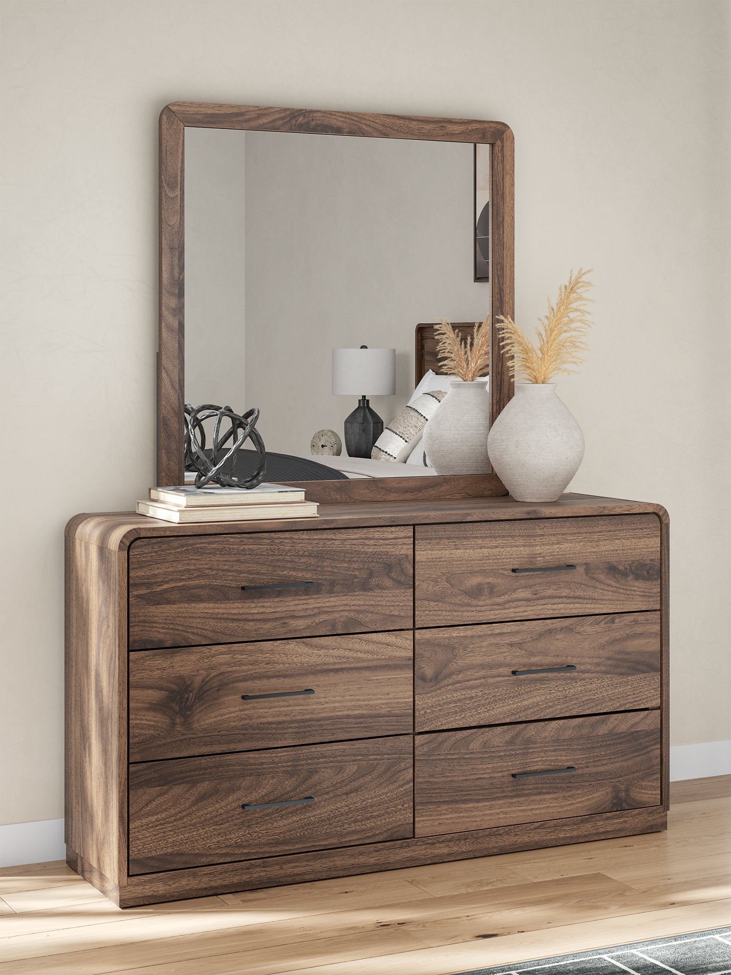 Fortlorn Dresser and Mirror - Romeo & Juliet Furniture (Warren,MI)
