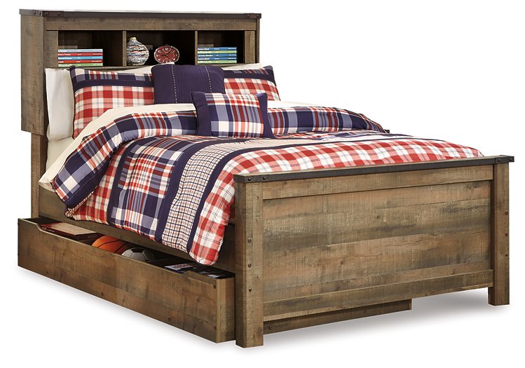 Trinell Bed with Storage - Romeo & Juliet Furniture (Warren,MI)
