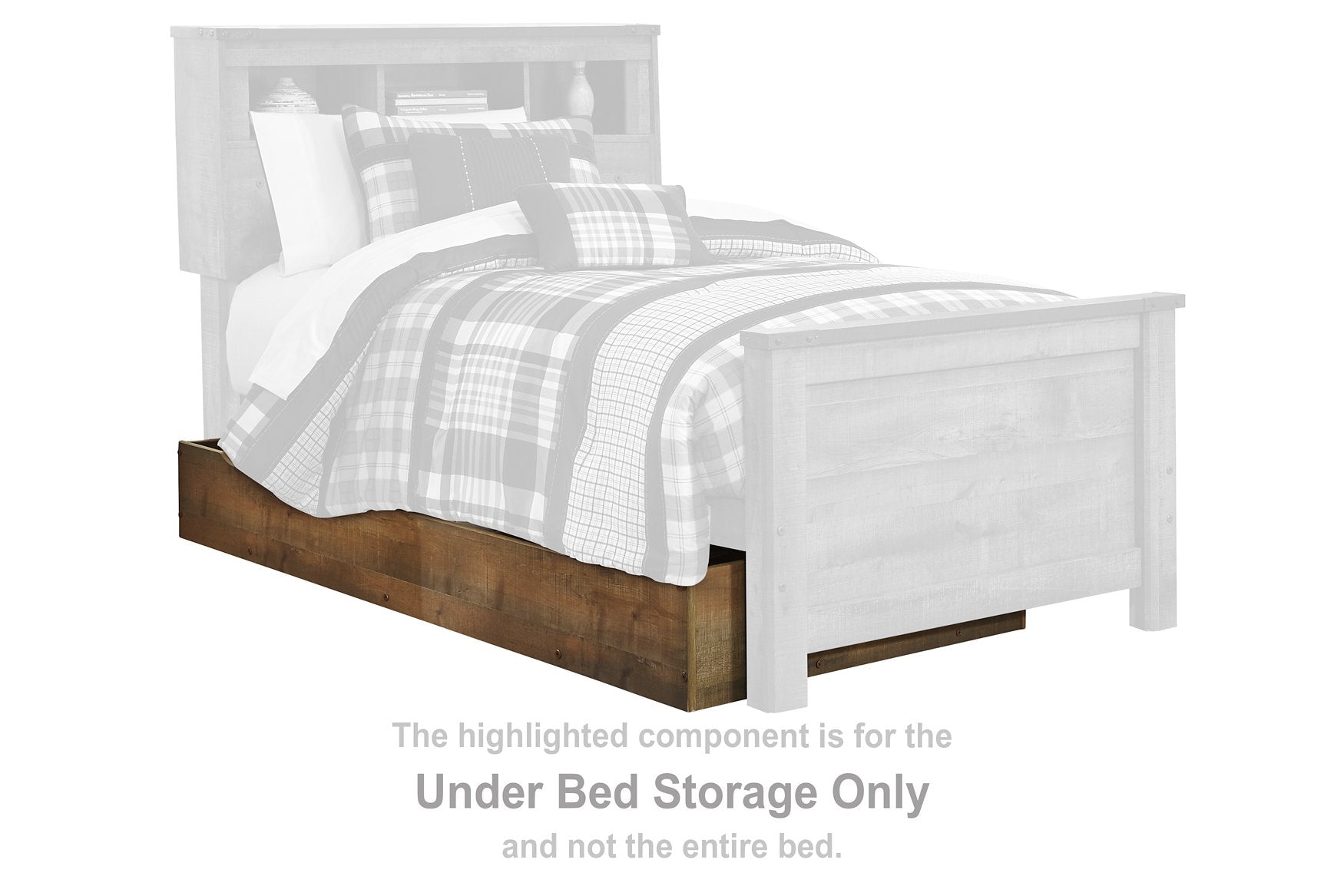Trinell Bed with Storage - Romeo & Juliet Furniture (Warren,MI)