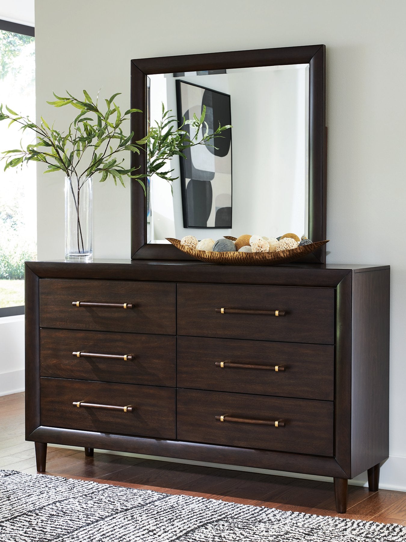 Dantenton Dresser and Mirror - Romeo & Juliet Furniture (Warren,MI)
