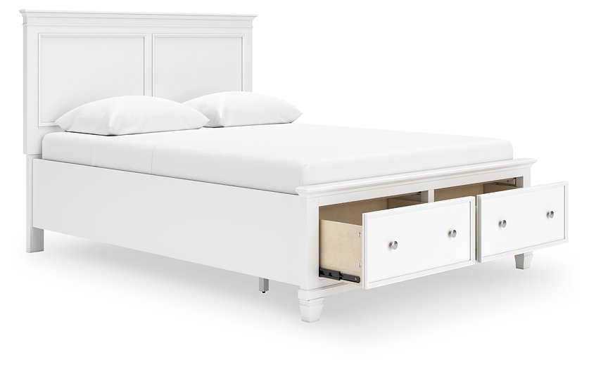 Fortman Panel Storage Bed - Romeo & Juliet Furniture (Warren,MI)