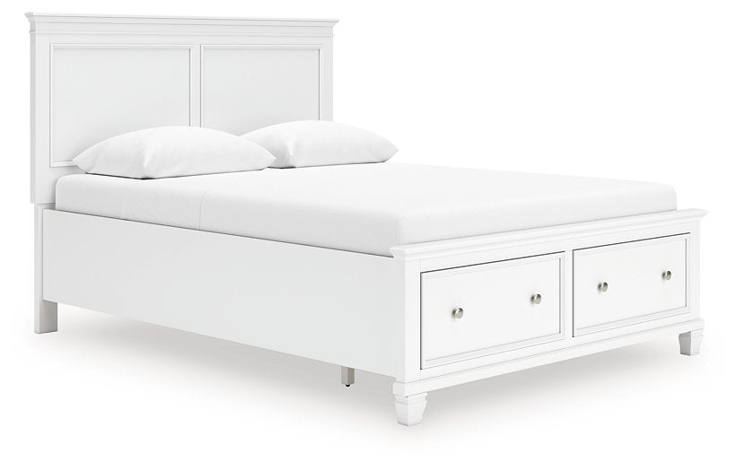 Fortman Panel Storage Bed - Romeo & Juliet Furniture (Warren,MI)