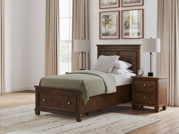 Danabrin Panel Storage Bed - Romeo & Juliet Furniture (Warren,MI)