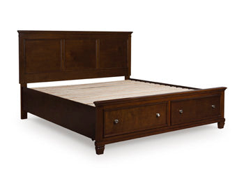 Danabrin Panel Storage Bed - Romeo & Juliet Furniture (Warren,MI)