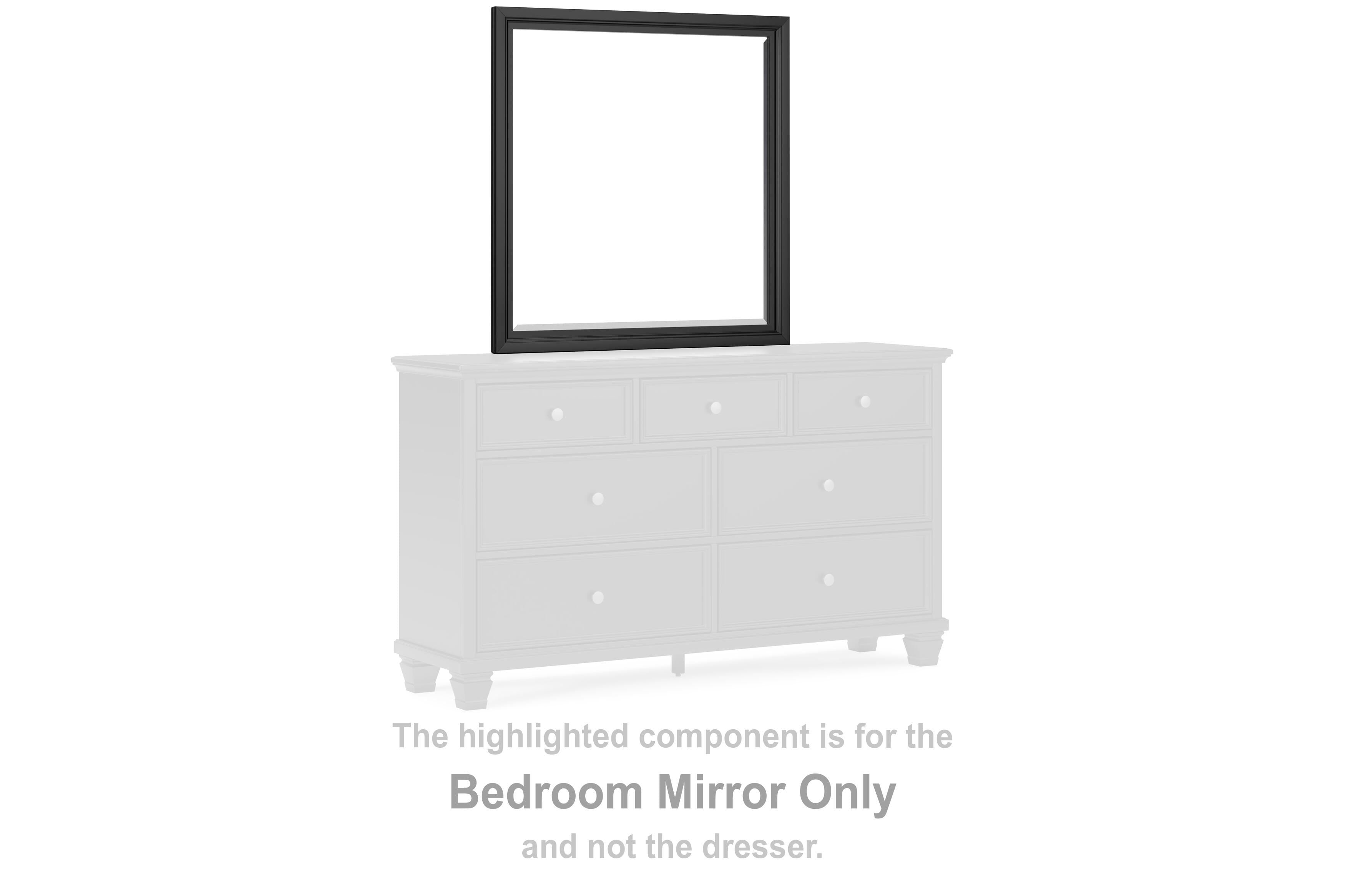 Lanolee Bedroom Mirror - Romeo & Juliet Furniture (Warren,MI)