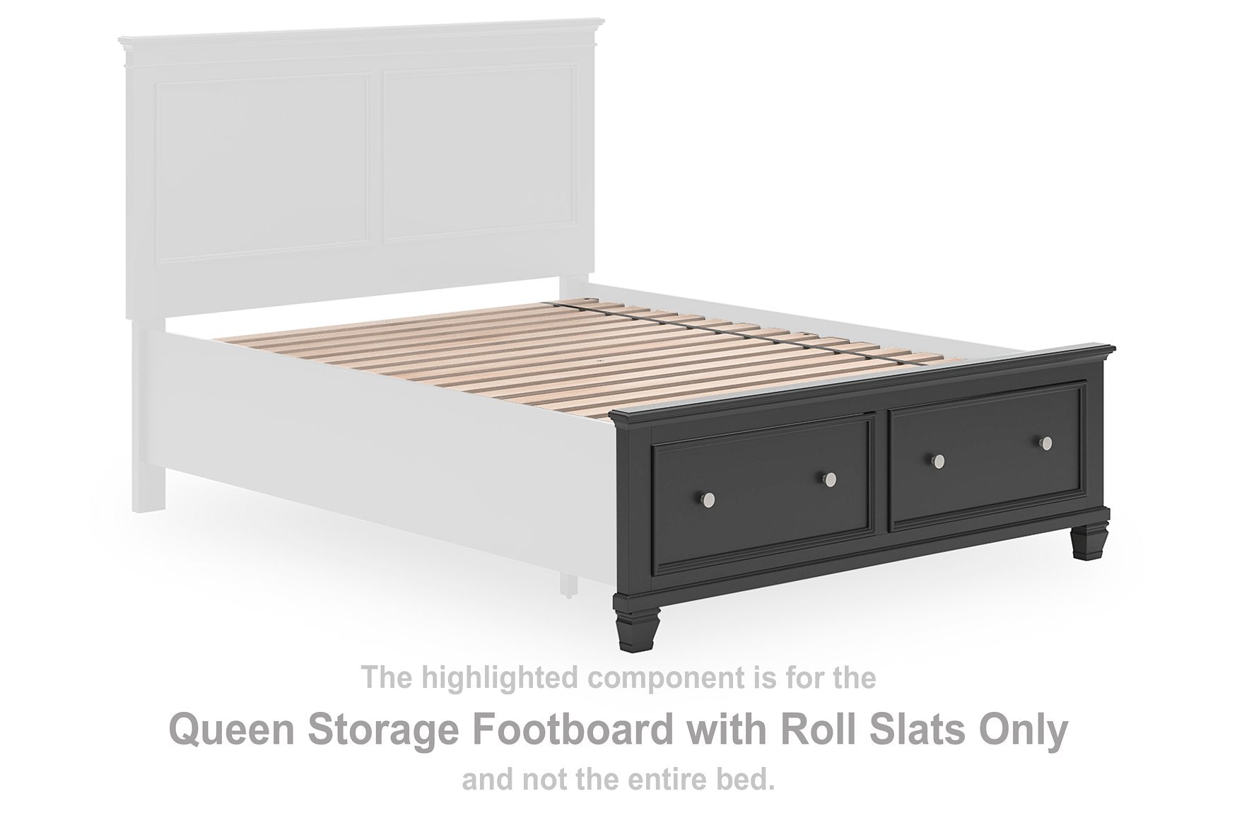 Lanolee Panel Storage Bed - Romeo & Juliet Furniture (Warren,MI)